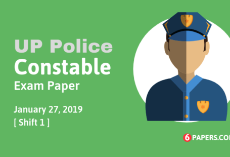 UP Police Constable exam paper 27 January 2019 (Answer key) - Morning Shift