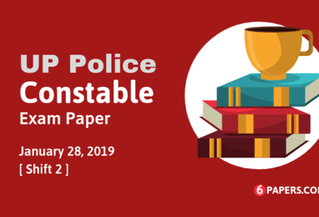 UP Police Constable exam paper 28 January 2019 (Answer key) - Evening Shift